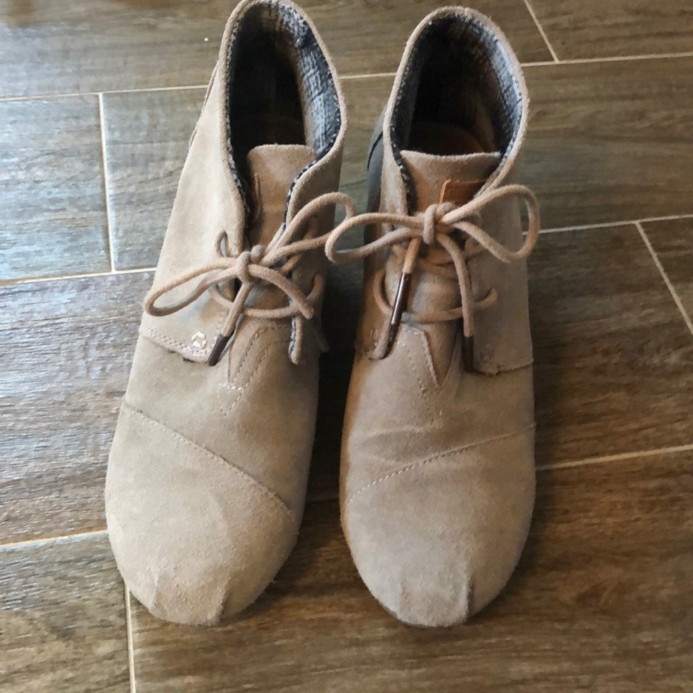 TOMS Desert Wedge Bootie